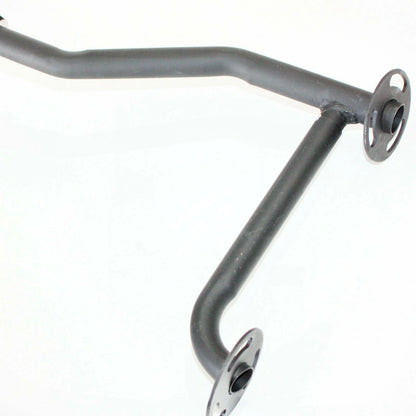 Twin Exhaust Pipe RED Alloy Mufflers for 125cc Bull Style ATV