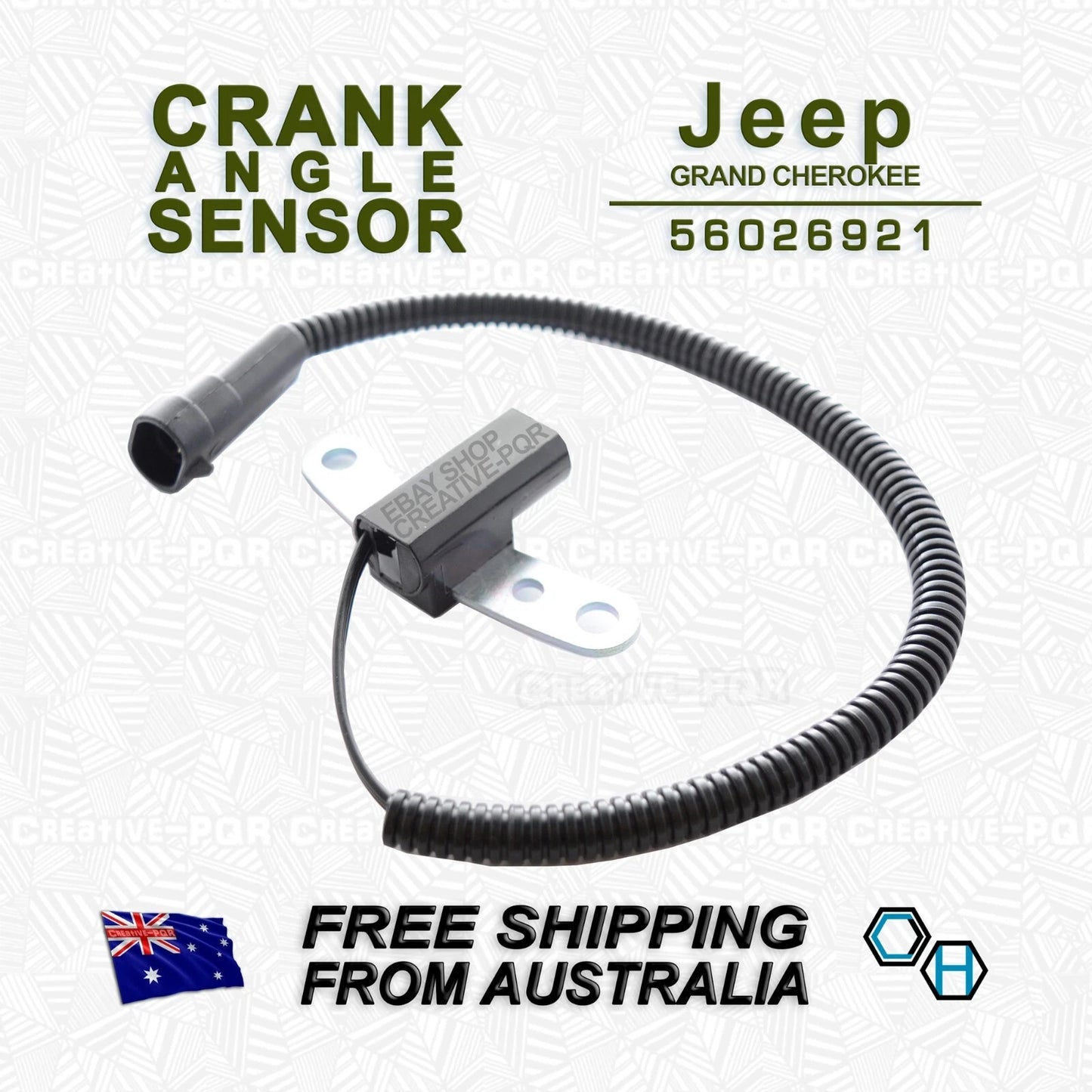 Crankshaft Position Sensor for Jeep Cherokee XJ, Grand Cherokee ZG (93-96)