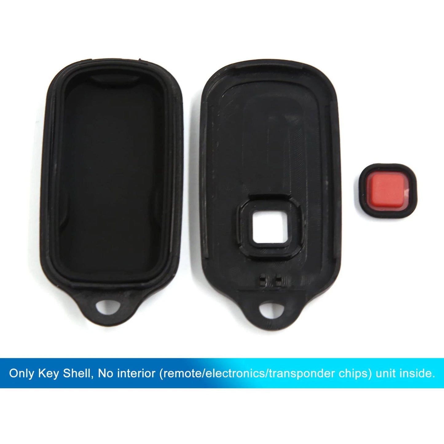 Car Replacement Remote Key Shell Case for Toyota Lexus 4 Button Black
