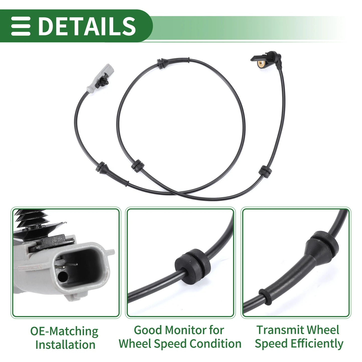 ABS Wheel Speed Sensor for Nissan Titan V8 (2004-2015)