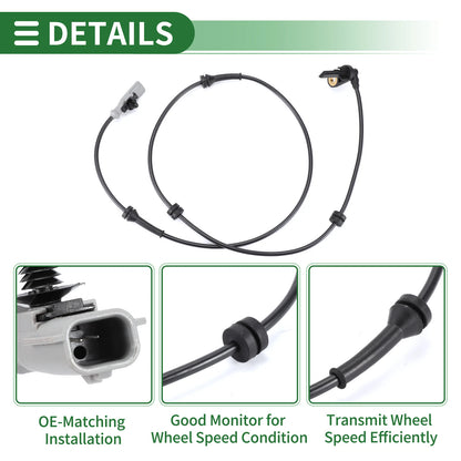 ABS Wheel Speed Sensor for Nissan Titan V8 (2004-2015)