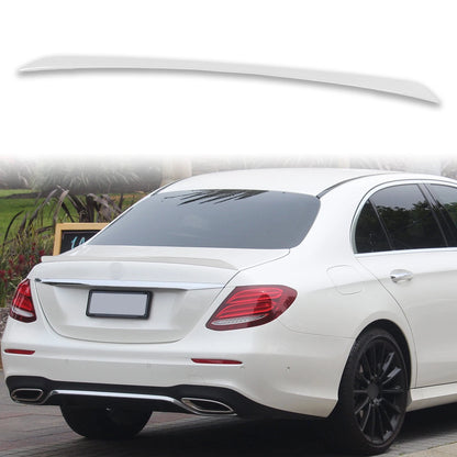 ABS Boot Spoiler for Mercedes Benz W213 Diamond White (2017-2023)