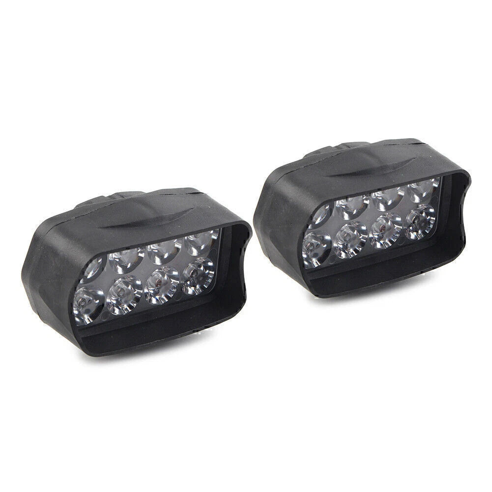 Motorcycle Front Headlight Fog Lights 8-LED for UTV ATV