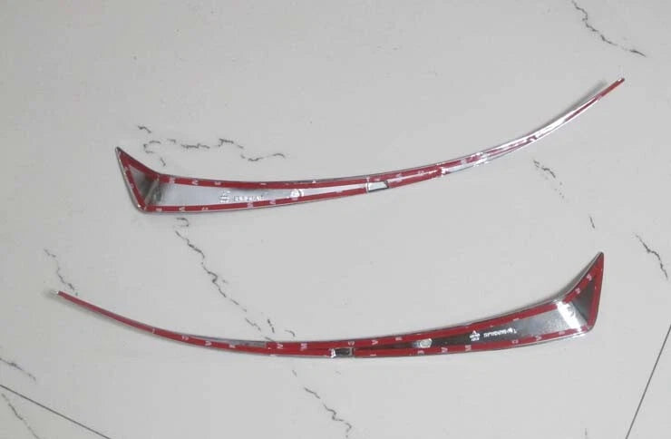 Chrome Front Headlight Eyebrow Cover Trim for Acura TSX CU2 Sedan (2009-2014)