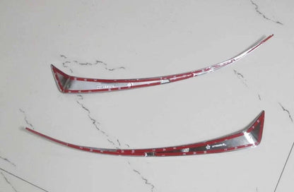 Chrome Front Headlight Eyebrow Cover Trim for Acura TSX CU2 Sedan (2009-2014)