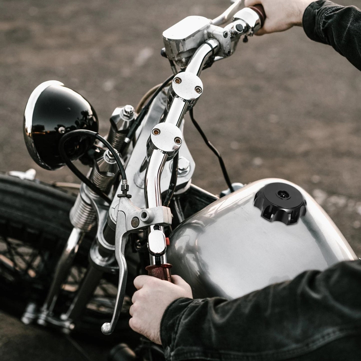 Gas Fuel Tank Cap / 1 Set / Aluminum Alloy for Off-Road Motorcycle