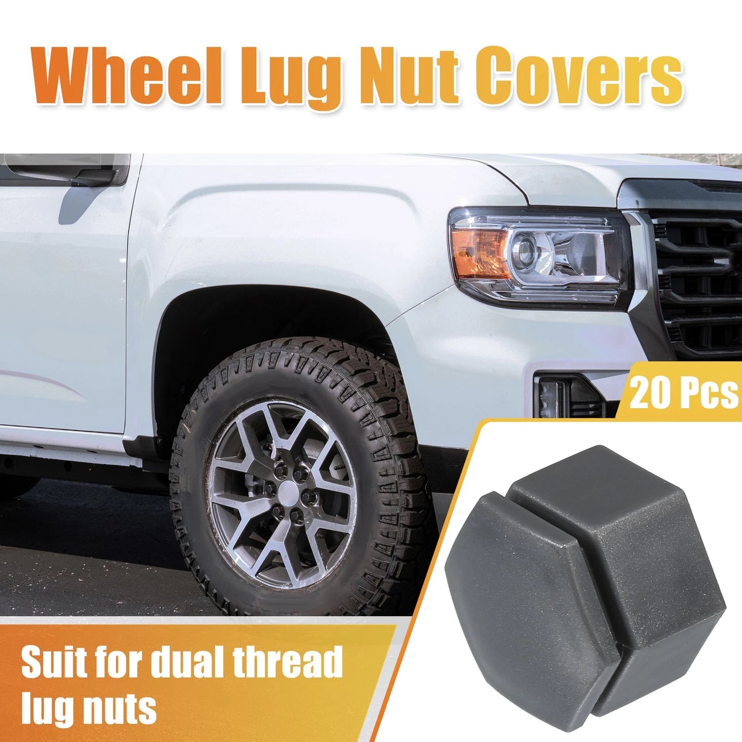 20x 22mm Wheel Lug Nut Cover / for Land Rover Range Rover Sport (2006–2013)