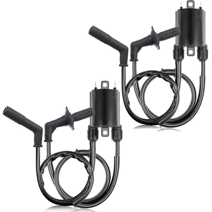 2 x Ignition Coils W/ Caps for HONDA Shadow Aero 1100 VT1100C3 (1998–2002)