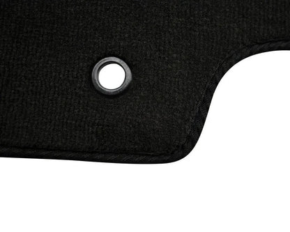 Black Floor Mats for Hummer H3 Tailored Carpets with H3 Emblem (2005-2010)