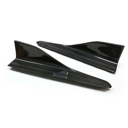Carbon Fiber Side Skirt Splitter Lip Spoilers Trim For 2016-2020 BMW F87 M2