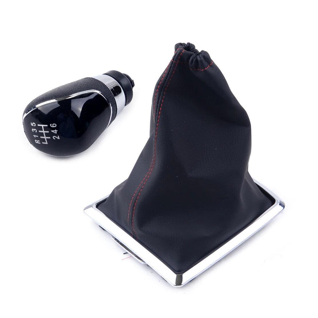 6Speed MT Gear Shift Knob & Gaiter Boot Cover for Ford Focus (2005-2012)