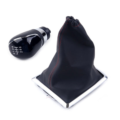 6Speed MT Gear Shift Knob & Gaiter Boot Cover for Ford Focus (2005-2012)