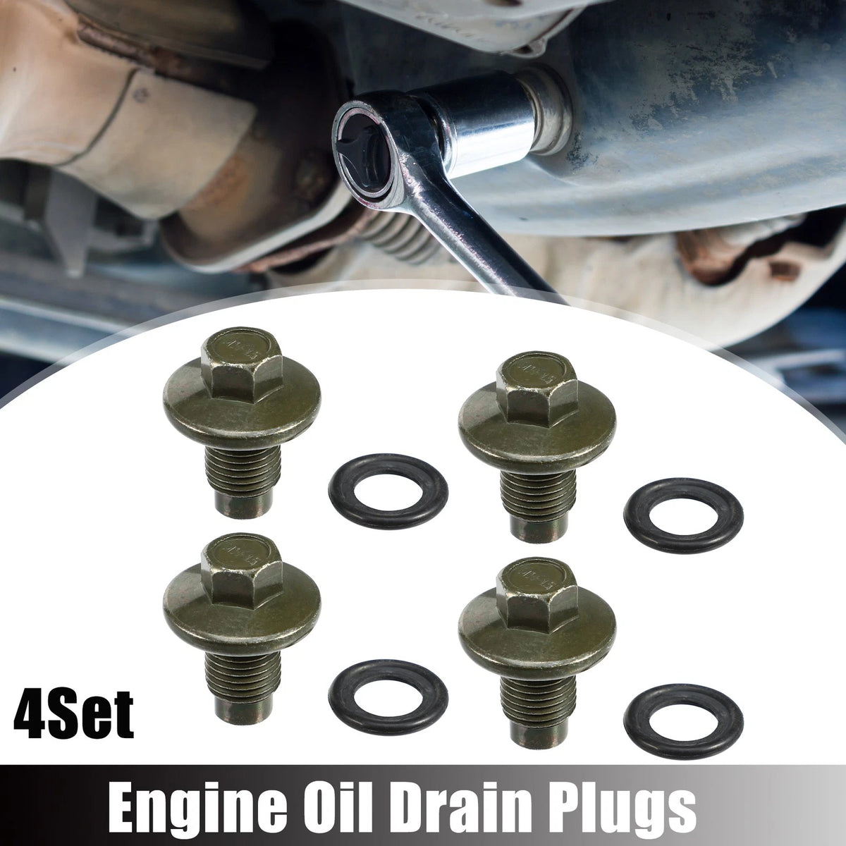 M14x1.5 Car Oil Drain Plug with Washer for Ford Focus (2012-2018)