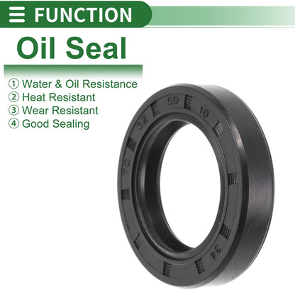 Oil Seal / 32x50x10mm / 5 x Seal Ring Rotary Shaft NBR Rubber for Car