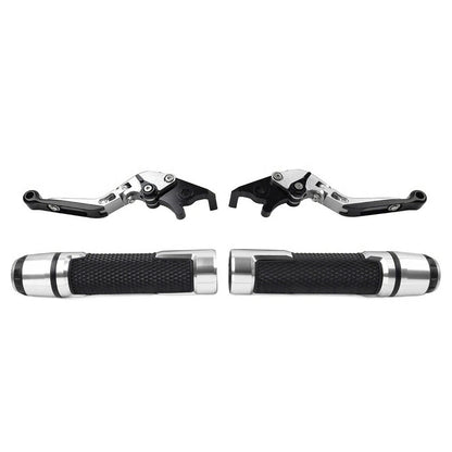 Folding Extendable Brake Clutch Lever Grip Set for Street Twin (2016-2023)