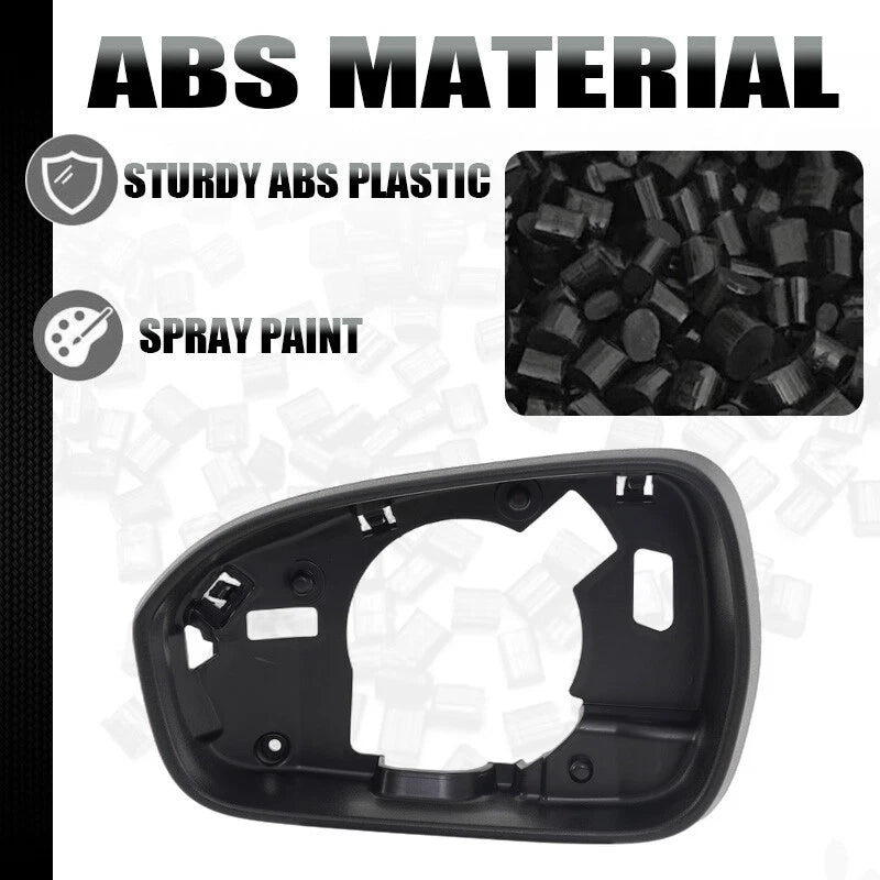 Black Left Driver Side Mirror Frame Trim for Ford Fusion (2014-2020)