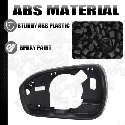 Black Left Driver Side Mirror Frame Trim for Ford Fusion (2014-2020)