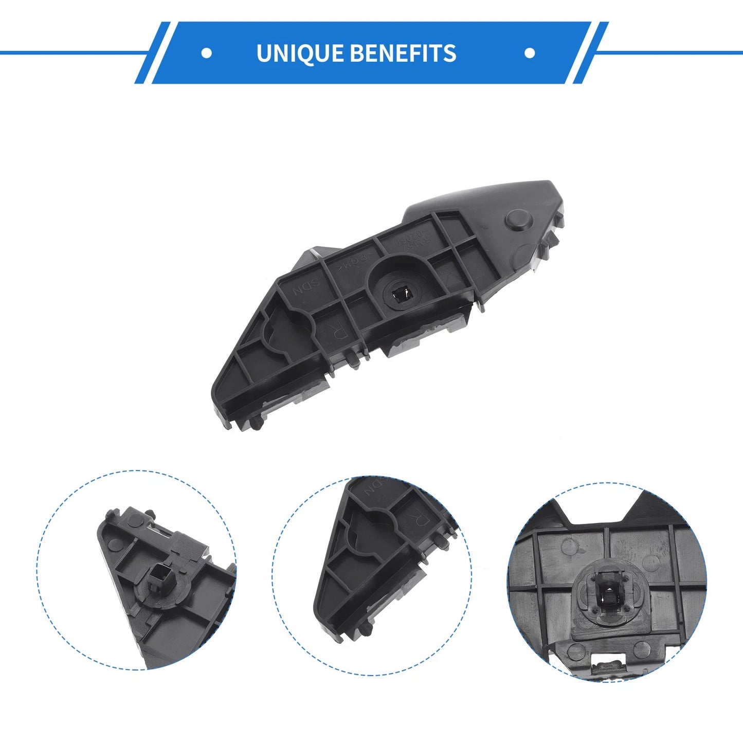 Right Rear Bumper Retainer Bracket for Toyota Corolla (2009-2013)