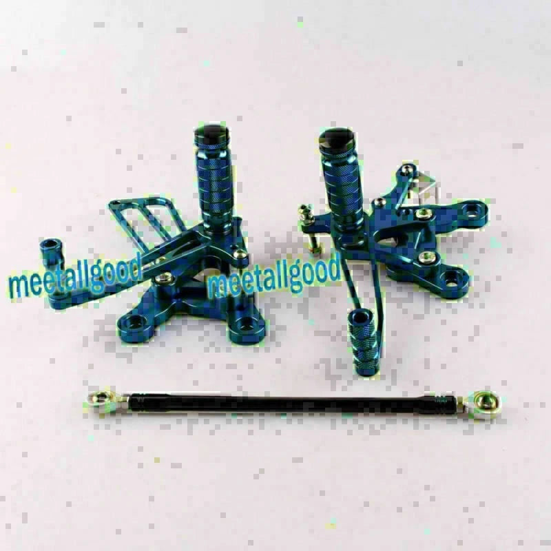 Adjustable Rearset Footpegs for Honda CBR900 (1993-1999) Blue