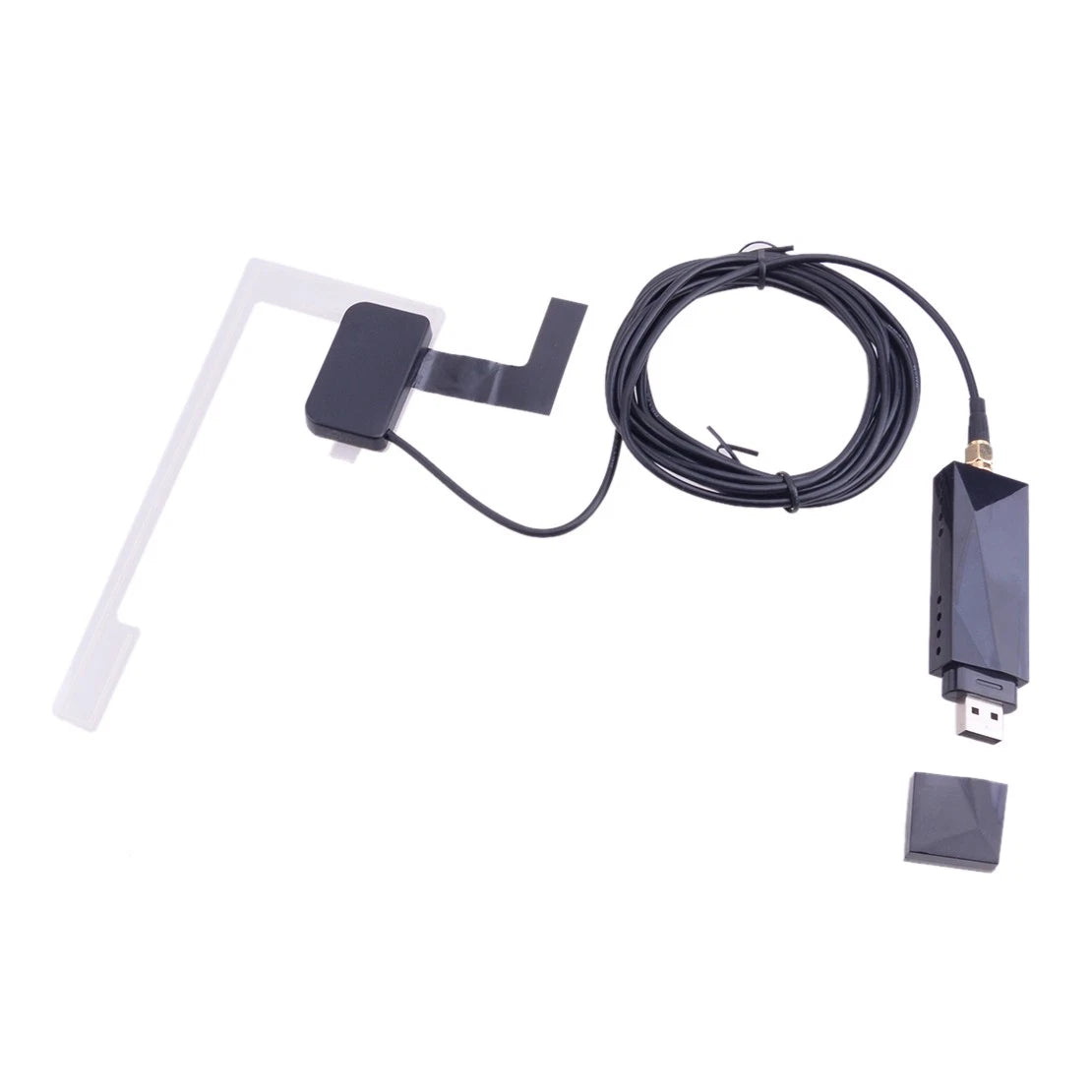 DAB Digital Audio Tuner Adapter Receiver for Car - USB Antenna