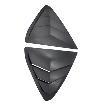 Matte Black Rear Side Window Shutters Louvers Trim for Mazda CX-5 (2017–2021)