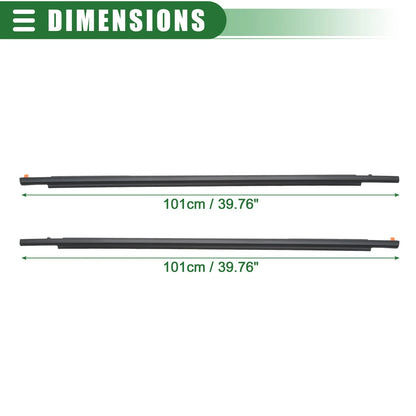 Front Left Right Door Window Belt Weatherstrip for Toyota FJ Cruiser (07-14)
