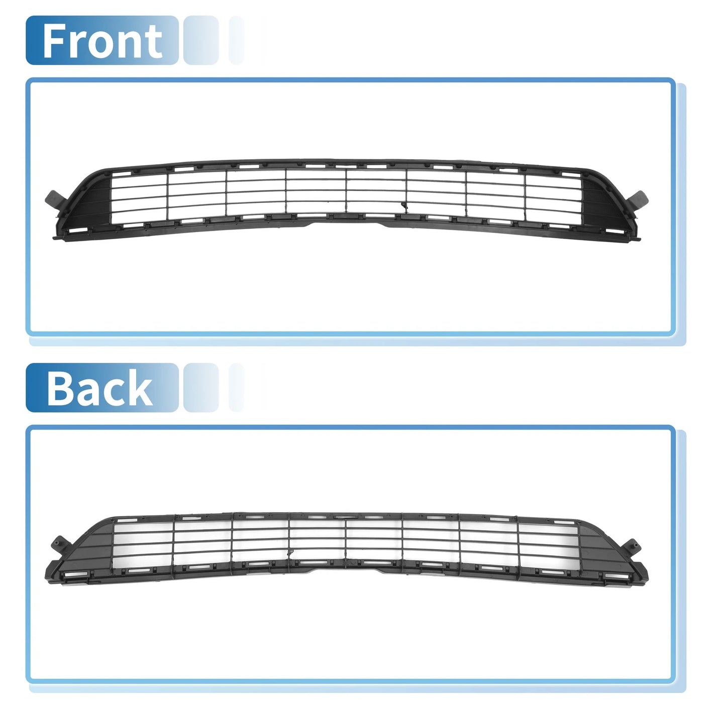 Front Hood Bumper Grille for Toyota RAV4 (2013-2015) Black
