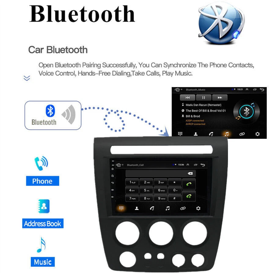 9" Android 10.1 Stereo Radio GPS Navigation for 2005-2011 Hummer H3 (2005-2011)