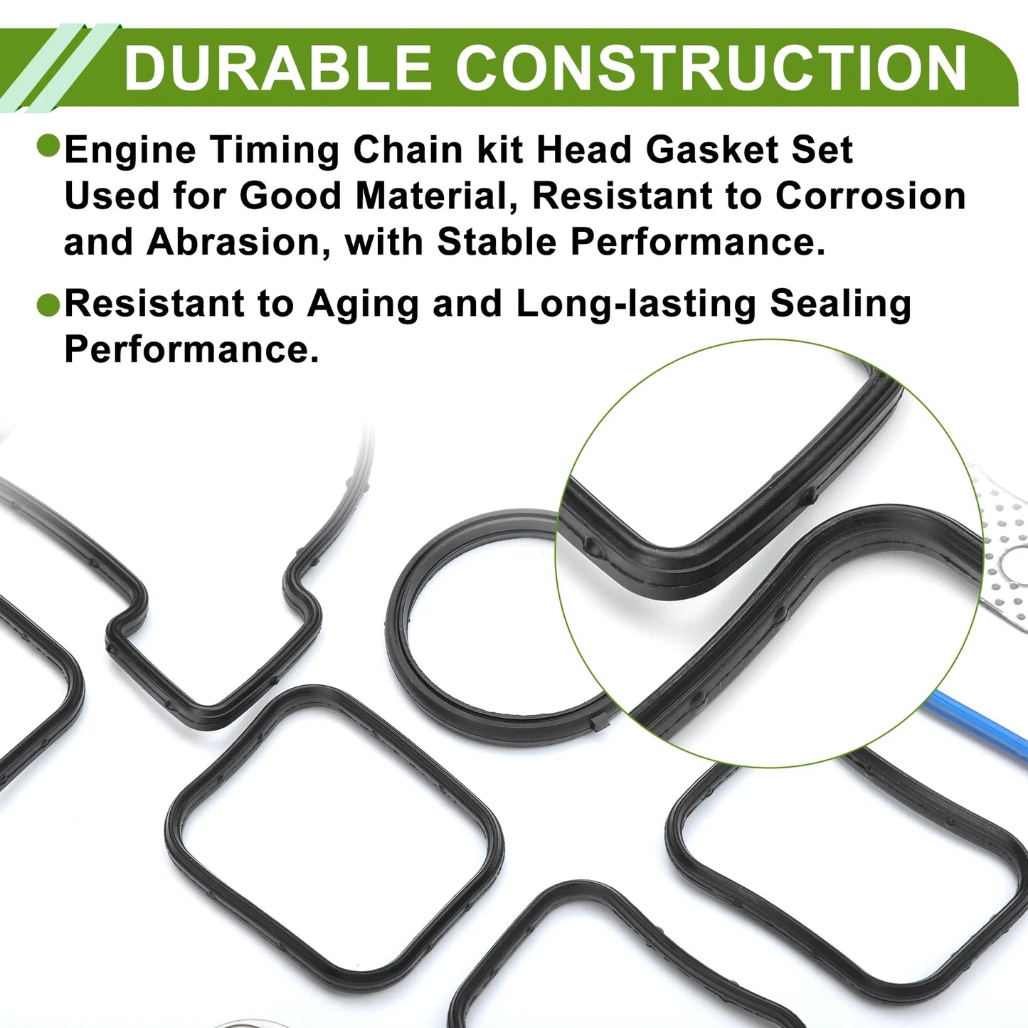 Engine Timing Cover Gasket Set for Dodge Durango 4.7L (2004-2007)