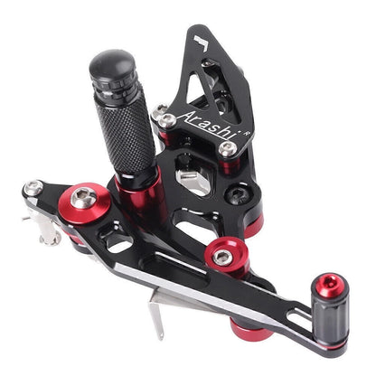 Adjustable Rearset Footpegs Kit for Yamaha MT-07 (2014-2017) Black