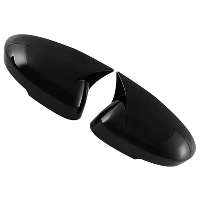 Gloss Black Side Rearview Door Wing Mirror Cover Cap for Nissan Rogue (2021-2024)