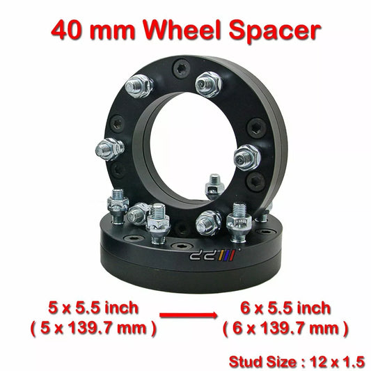 2 x 40mm Wheel Adapter Spacers for Suzuki Grand Vitara (2005-2014)