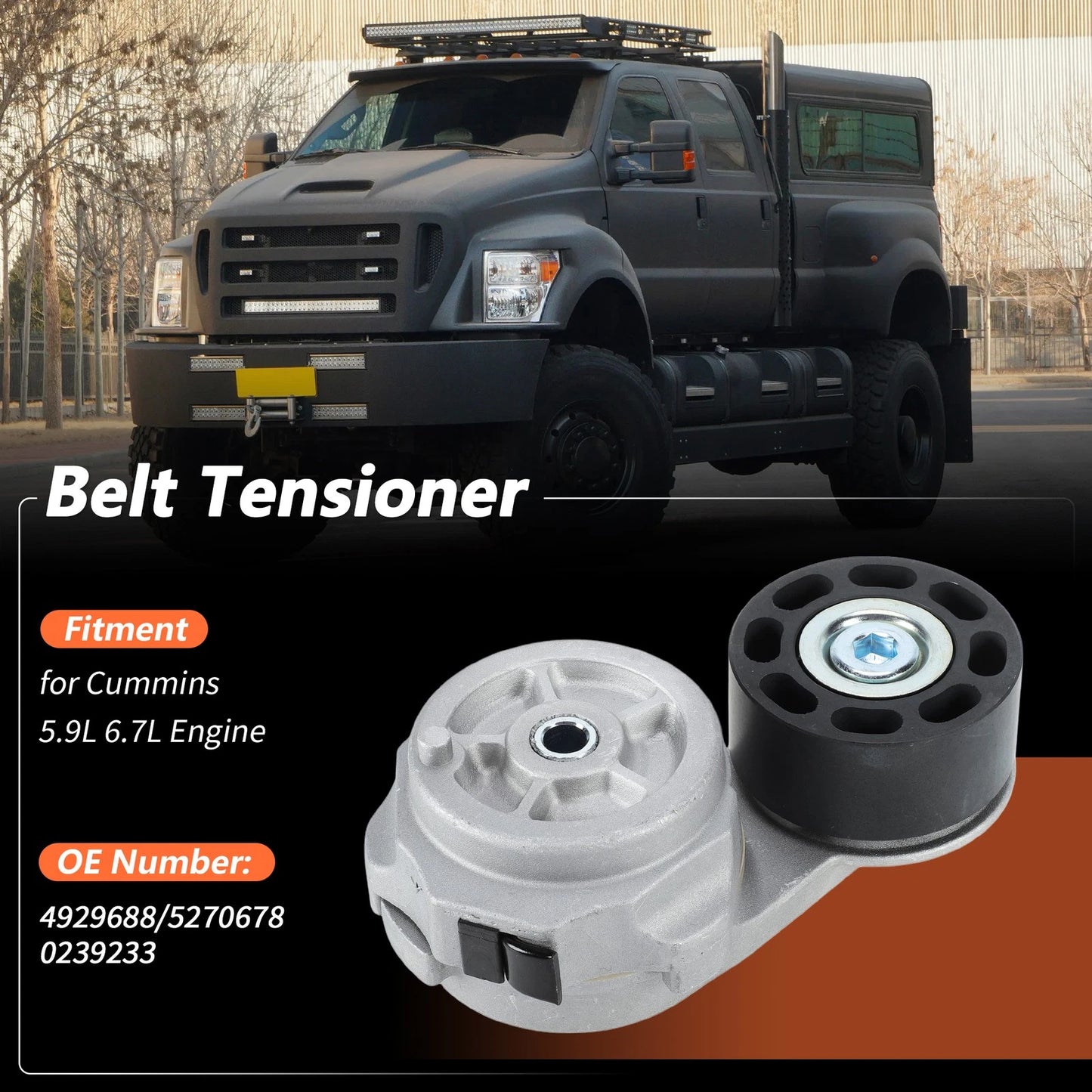 Drive Belt Tensioner Pulley for Ford F650 F750 Freightliner B2 M2