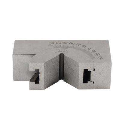 Adjustable Angle V Block Precision Gauge for Micro Milling Setup + Wrench