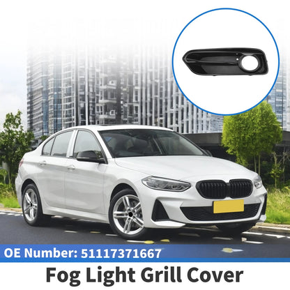 1 Pc Car Front Left Fog Light Grill for BMW 1 Series (2015-2018)