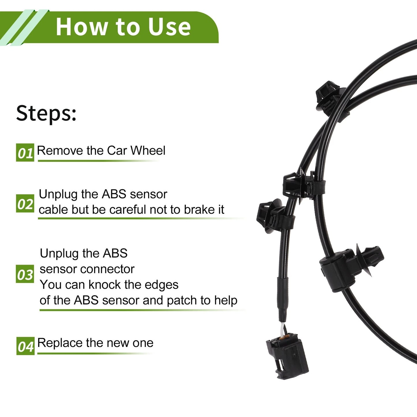 ABS Wheel Speed Sensor for Toyota 86 (2012-2023) - 1 x Front Left