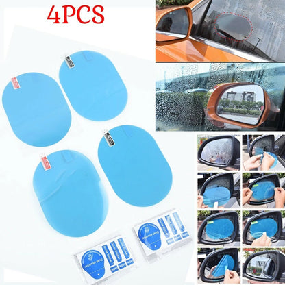 4x HD PET Anti-Fog Mirror Protective Films Anti-Glare for NANO RearView