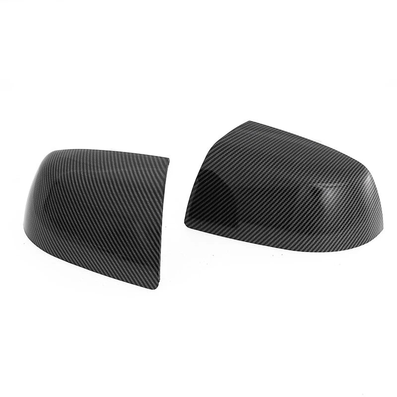 2 x Carbon Black Wing Mirror Cover Caps for Ford Focus (2005-2008)