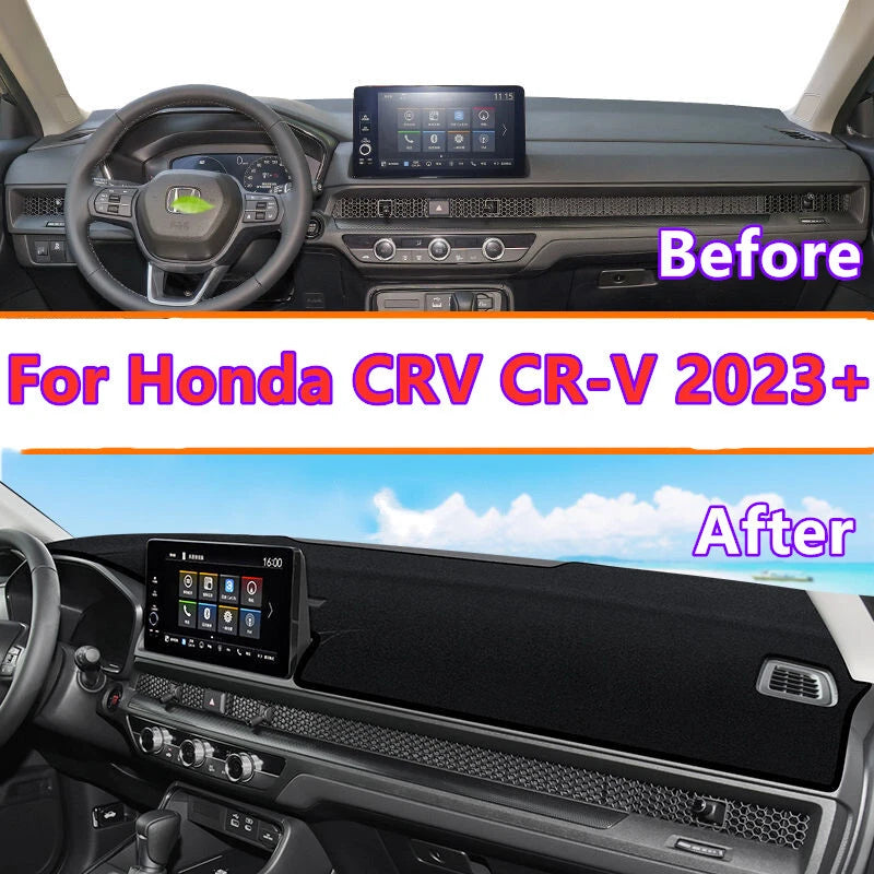 Dash Mat Black for Honda CR-V (2023–2024)