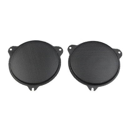 Black Front Mesh Speaker Grills for Harley Davidson Electra Glide (2014-2018)