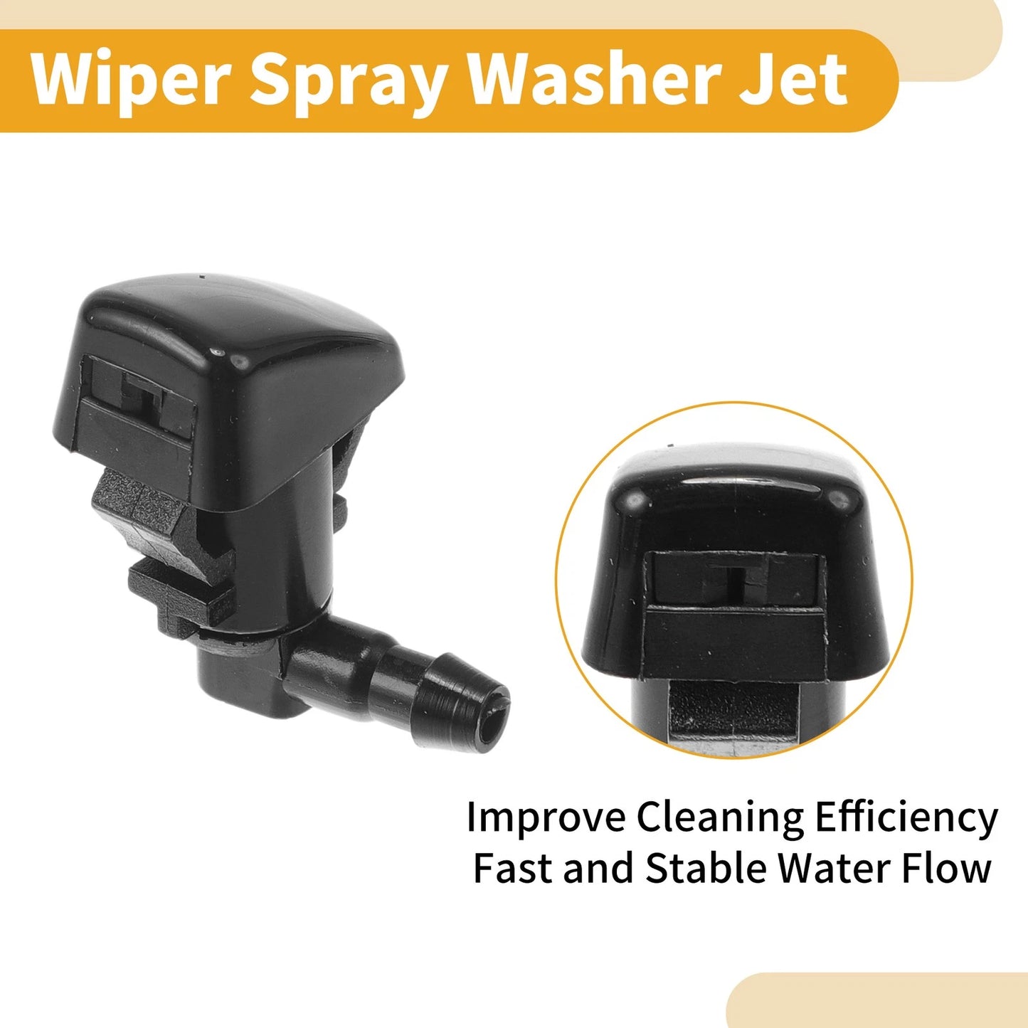 Windshield Washer Nozzle Kit for Mercury Milan (2008-2011) with Gaskets