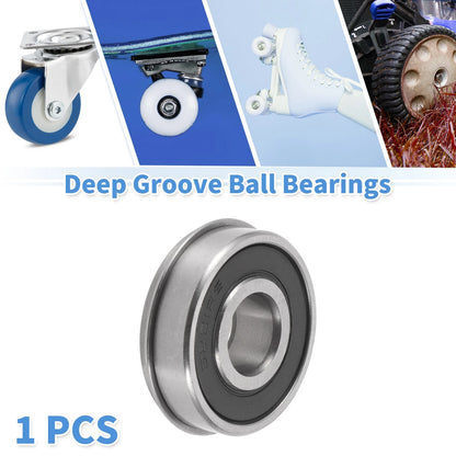 12x32x10mm 1 Pc / Deep Groove Ball Bearings for Scooter Skateboard Wheel