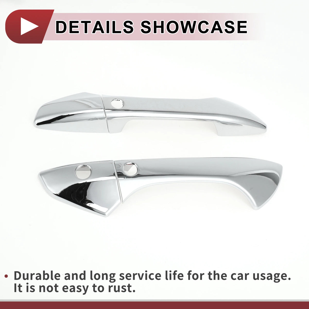 Car Door Handle Cover Set for Honda Accord (2008-2012) Silver Tone ABS