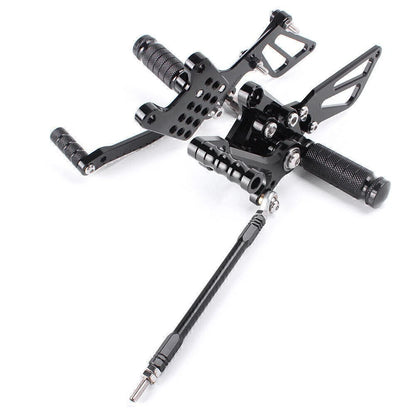 Rearsets Foot Pegs for Suzuki GSXR1000 (00-04), GSXR600/750 (96-05) Black