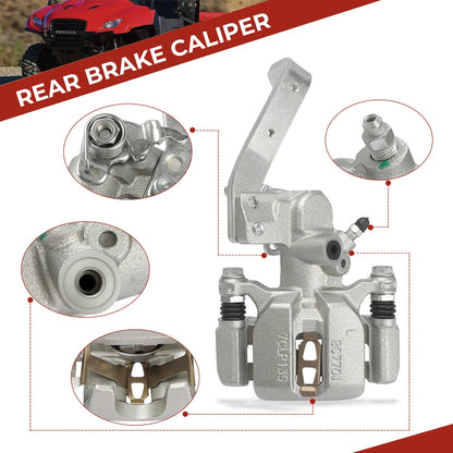 Left Rear Brake Caliper for Honda Big Red 700 MUV700 (2009–2013)