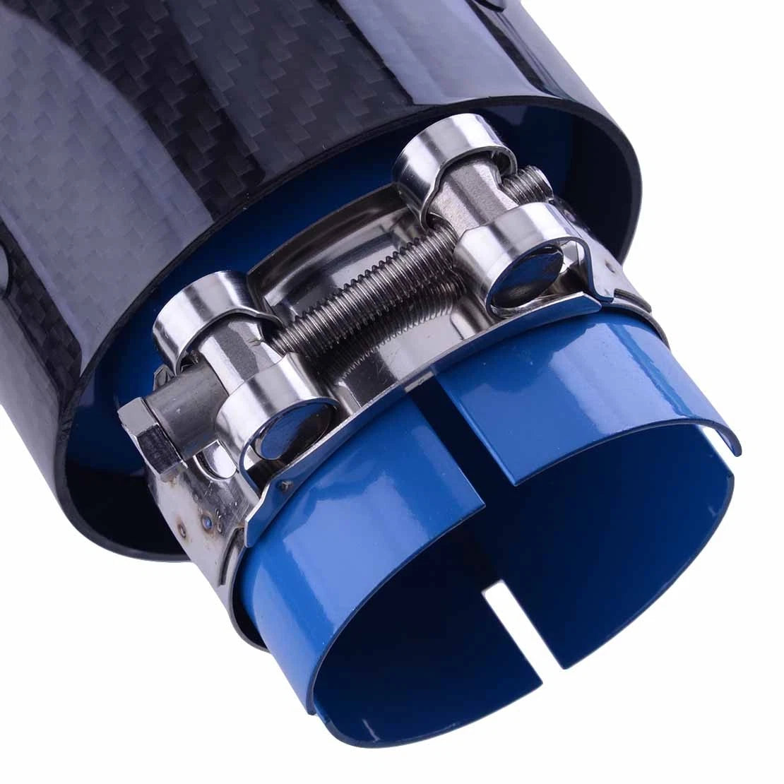 63mm Tail Pipe Tip for Car Exhaust - 2.5" Inlet, 3.5" Outlet (Fits Various Models)