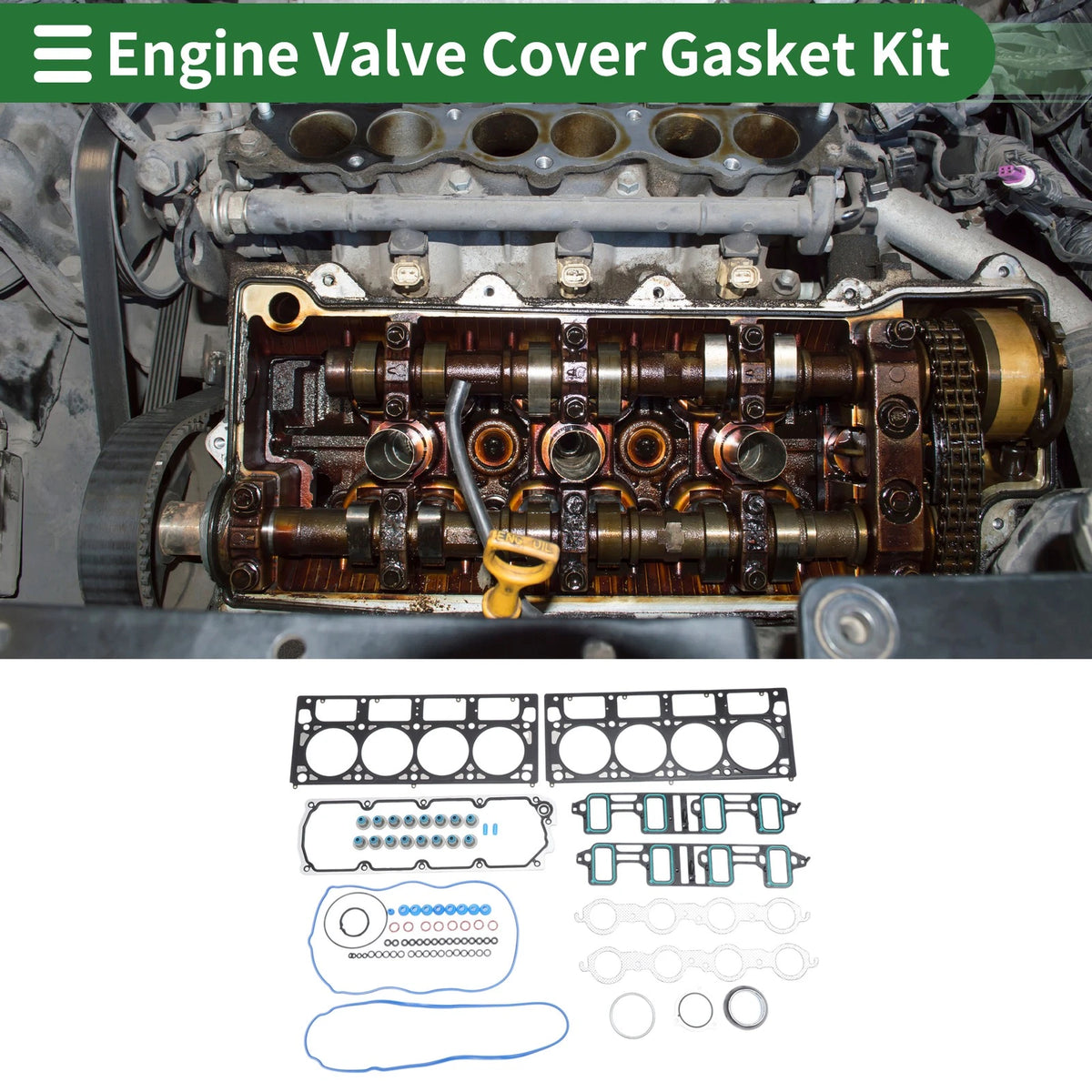 6.0L Engine Valve Cover Gasket Kit for GMC YUKON XL 2500 (2007-2013)