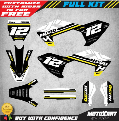 Sticker Kit for Husqvarna TC 65 (2017-2023) - HERO STYLE