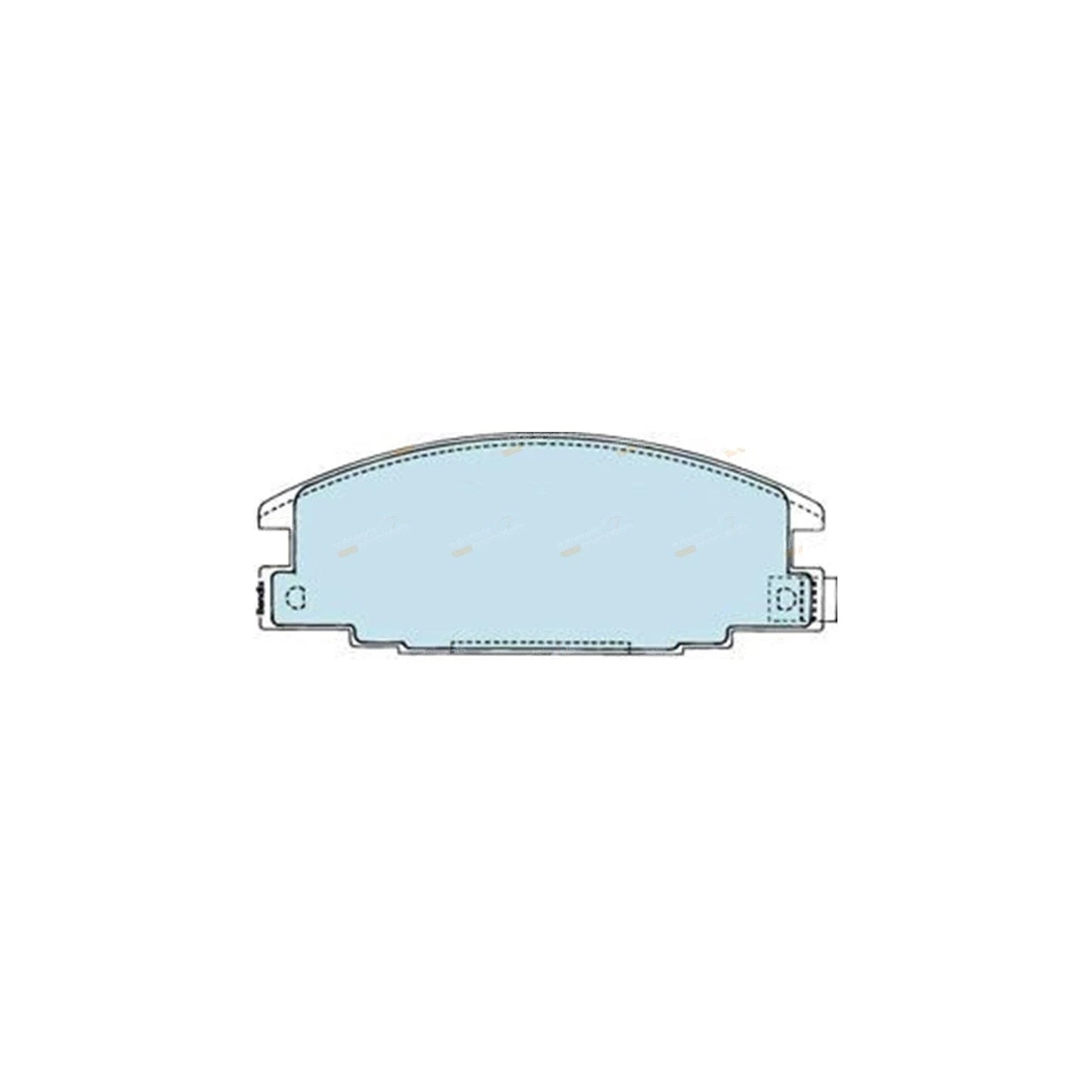4WD Front Disc Brake Pads Set for Isuzu MU (1989-1995)