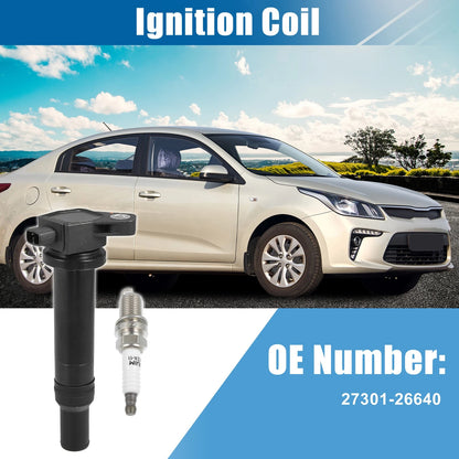 8 x Ignition Coil Packs & Spark Plugs for Hyundai Accent 1.6L (2010-2017)